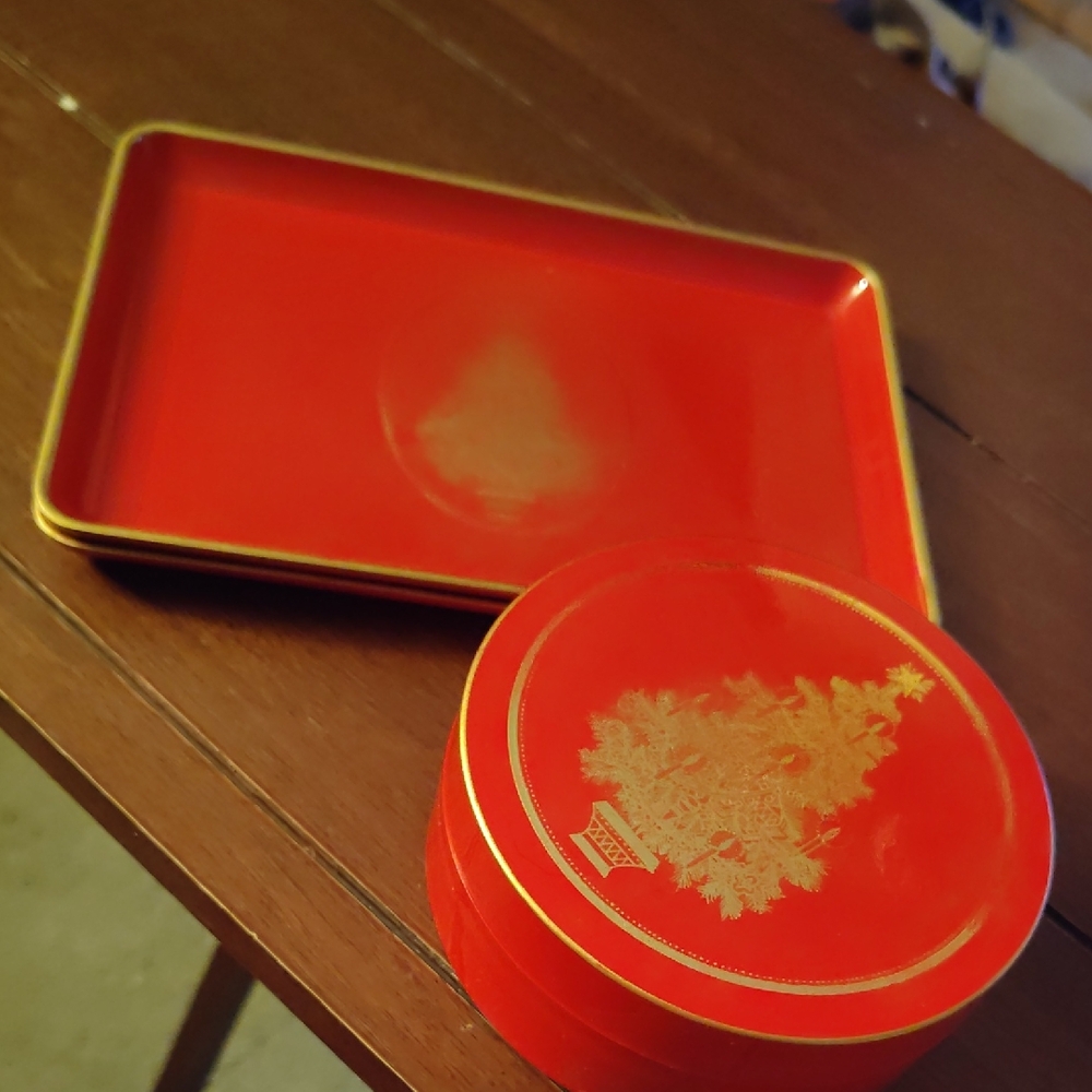 Otagiri Tray And Coaster Set